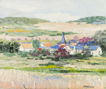 Petit village de France