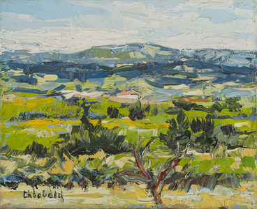 Campagne dans le soleil