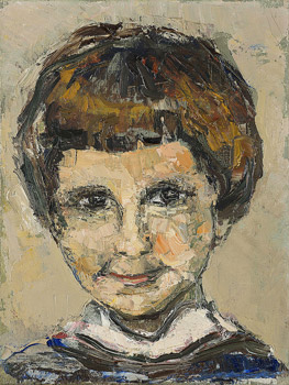 Portrait de Valérie, sa fille