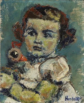 Portrait d'Arièle, sa fille