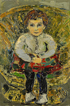 Valérie dans son fauteuil