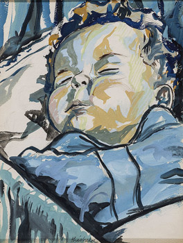 Portrait de Géraldine, sa fille